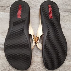 orthaheel Shoes - Orthaheel Sandals Slip On Thong Flip Flop Beaded orthaheel Shoes - Orthaheel Sandals Slip On Thong Flip Flop Beaded